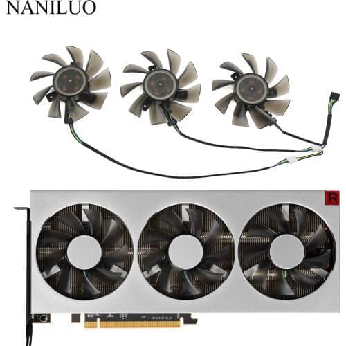 75MM FD8015H12S 12V 0.32A replace RadeonVII Cooler Fan For Amd Xfx Radeon VII Graphics Video Card Cooling Fan