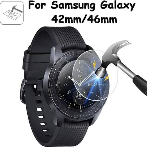 Tempered Glass HD Screen Protector Film For Samsung Galaxy Watch 42mm 46mm 3pcs/4pcs 3D Screen Protective Film Smart Accessories