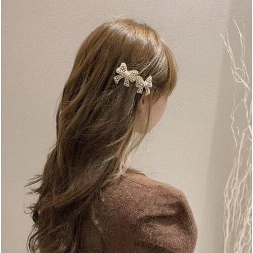 TIMEONLY Romantic Butterfly Imitation Pearl Clip Hairpin for Wome Japan Fashion Charms Earring Festival Gifts Jewelry Hot Sale