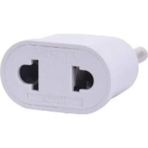 1pc UK/EU/AU To EU Plug Power Adapter White Travel Power Plug Adapter Converter Wall Charger