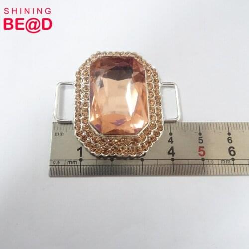 184pcs colorfulRhinestone Connector Wedding Bridal Supply Bikini Connector Headband Connector Dress Gown Buckle Bag Shoe Buckle