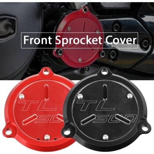 Motorcycle CNC ALUMINIUM Frame Hole Front Drive Shaft Cover Guard Protector For SYM MAXSYM TL500 2020-2021 Front Sprocket Cover