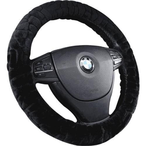 Automobile steering wheel sets winter short plush universal steering wheel cover hicle handle sets,general covers,fit most cars