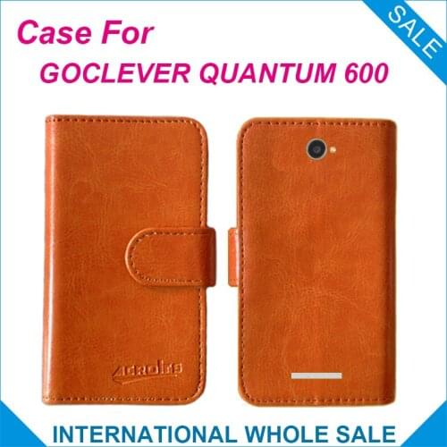 Case for GOCLEVER QUANTUM 600 High Quality Wallet Stand Flip Leather Exclusive for GOCLEVER QUANTUM 600 Case tracking number