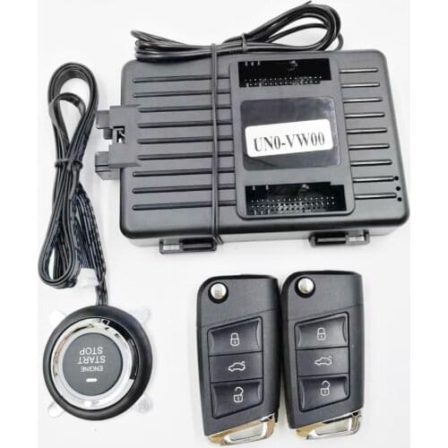 For 2020 Volkswagen T-ROC/TAYRON/BORA Car Add Push to Start Stop Remote Key Start Stop Keyless Go System Mobilephone APP Control
