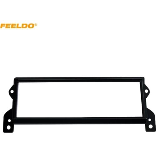FEELDO 1Din Car Stereo Radio Fascia Frame For BMW Mini Cooper(R50,52,53) Plate Panel Frame Dashboard Installation Trim Kit