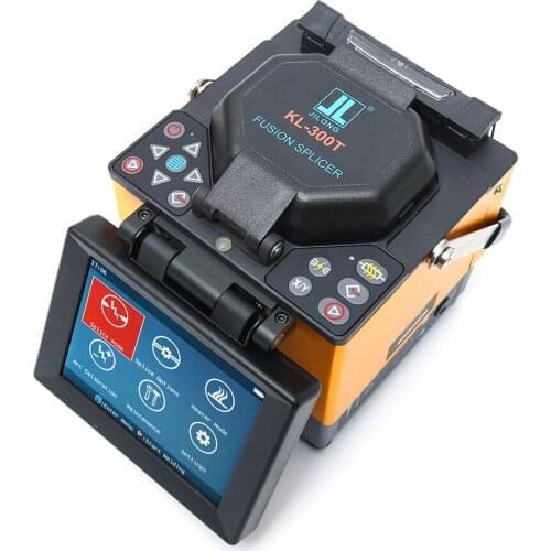 JILONG KL-300T FTTx Fusion Splicer fusion splicing machine with Fiber Cleaver with Cleaver Core Aliginment Free Shipping