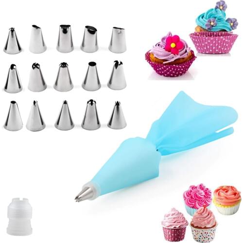 Pastry Bag Pastry Cake Decorating Tools Confectionery Equipment Tools Accessories Cupcake Bakery For Baking Nozzles Supplies