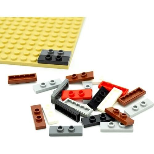 Building Blocks 50PCS Technical Parts DIY 1x3 with 2 Studs special Changeover Catch for Bricks Compatible With 34103 Toy for Kid