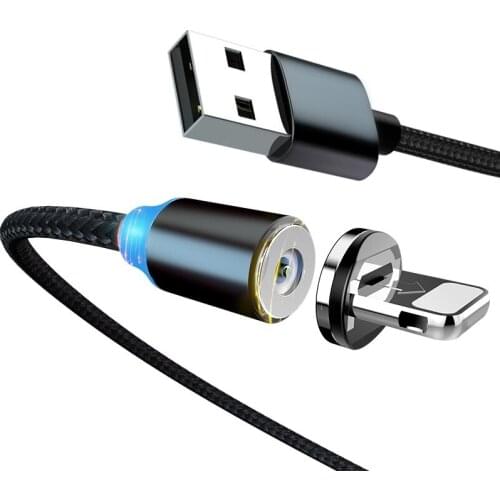 Magnetic Charger Micro USB Cable for iPhone Samsung Android Mobile Phone Fast Charging Wire Cord Magnet USB Type C Cable