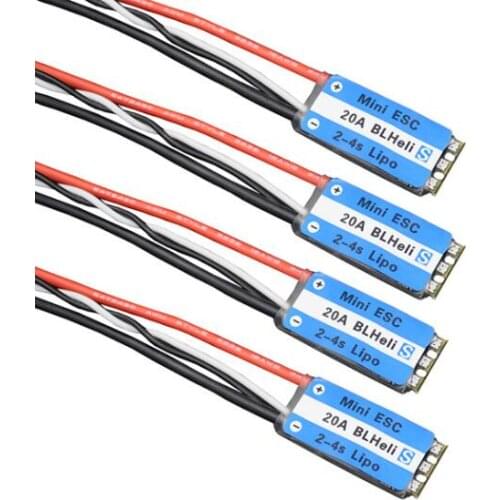 Mini 20A ESC BLHeli_S OPTO 2-4S Lipo BLHeli-S esc for Race drone kit Racer QAV-180mm Quadcopter Remote controller