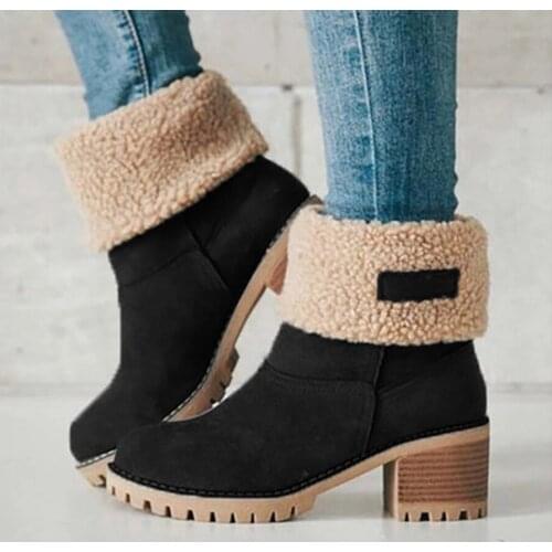 Ngouxm Sneakers Women Winter Warm Short Plush Fashion Ankle Boots Sneakers High Top Shoes Plus Size Zapatillas Mujer