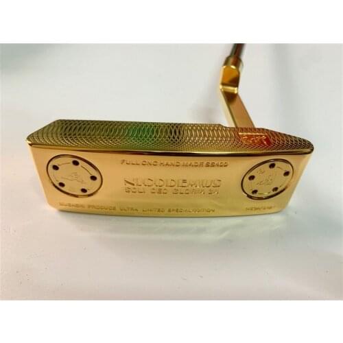 Brand New MUSASHI M634 Putter Gold MUSASHI M634 Golf Putter MUSASHI Golf Clubs 33/34/35 Inch Steel Shaft With Head Cover