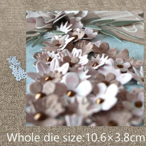 New Design Craft Metal Cutting Dies flowers cluster decoration scrapbook die cuts Album Paper Card Craft Embossing die cuts