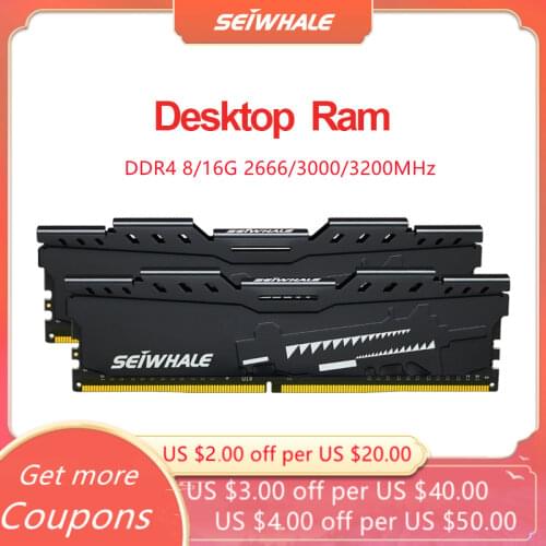 SEIWHALE Memoria Ram 8Gb 1600Mhz 1333Mhz 1866Mhz Ddr3 desktop Memory Ram New Dimm PC3 Rams With Heat Sink
