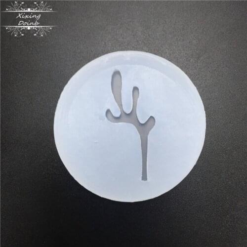 DIY deer horn shape pendant decorative mold epoxy mold Jewelry Making Tool craft cake decoration silicone mold