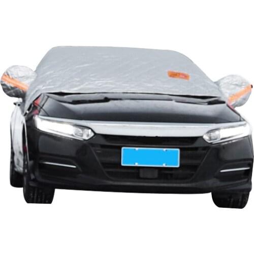 Silver Grey Car Windshield Ice Cover for Resistance UV/Snow/Frost/Hail