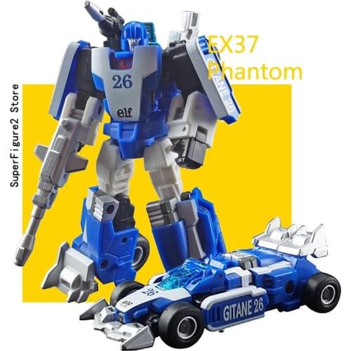 Transformation Action Figure Ironfactory EX-37 IF-EX37 Phantom Toy HYrage Mini Model 9cm ABS Statue Deformation Robot