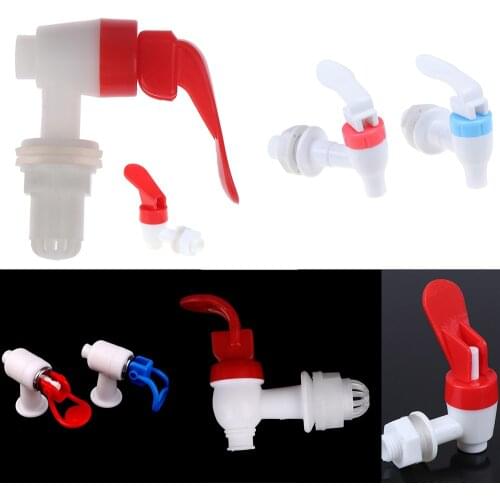 Universal Size Bibcocks Push Type Plastic Water Dispenser Faucet Tap Replacement Home Essential Drinking Fountains Parts