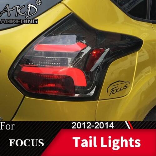 Tail Lamp For car Ford Focus 2012-2014 Focus 3 LED Tail Lights Fog Lights Daytime Running Lights DRL Tuning Cars Accessories