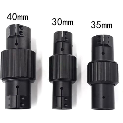 1PC 30mm 35mm 40mm Horizontal Metal Folding Arm Carbon Tube Fixed Seat Clamp Connector for RC Plant Agriculture UAV Drone