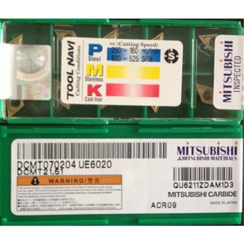 10PCS DCMT070204 UE6020 DCMT070208 UE6020 Free shipping