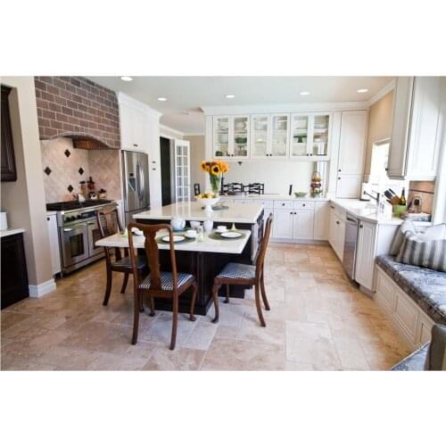 2020 traditional solid wood kitchen furnitures solid timber kitchen cabinets TK221