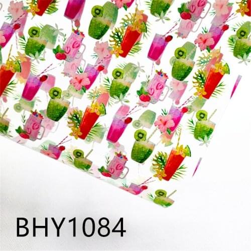 A4 20*33CM classic print cartoon Transparent UV clear print pvc fabric for DIY accessories BHY1084