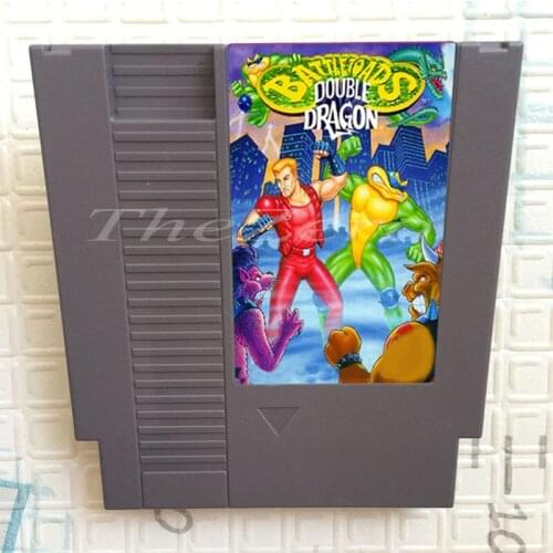 Battletoads & Double Dragon Video Game Card for 8 Bit 72 Pin System Console EU/US Universal Version Game Player