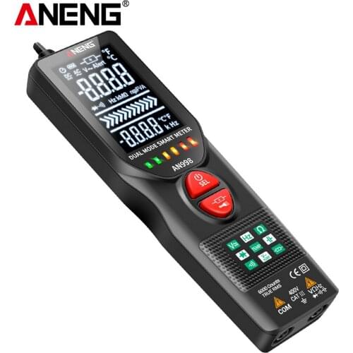 AN998 Digital Multimeter Automatic 6000 Counts Battery Meters Eletric Auto Ranging AC/DC Voltmeter Temp Ohm Voltage Tester