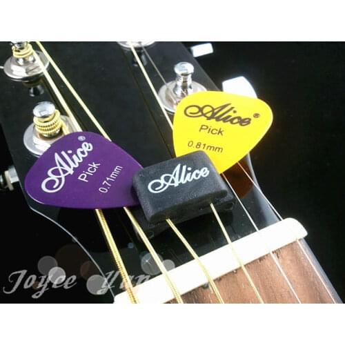 Alice A010C Guitar HeadStock Rubber Pick Holder with Free 5pcs Guitar Picks Free Shipping
