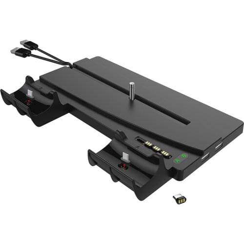 For PS5 Vertical Fan Cooling Stand 5 Digital Edition Vertical Stand Base for SONY Playstation5 Dual Controller Charging Dock