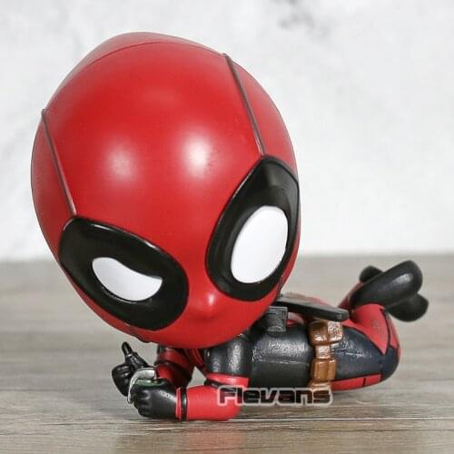 Hot Toys Cosbaby Deadpool 2 Grenade Holding Version PVC Action Figure Collectible Model Toy Car Home Decoration Doll