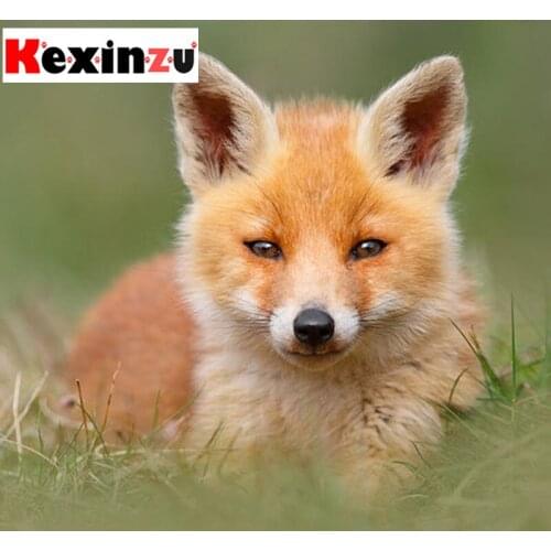 Kexinzu Full Square Diamond 5D DIY Diamond Painting"Animal Dog"3D Embroidery Cross Stitch Rhinestone Mosaic Home Decor Gift D202