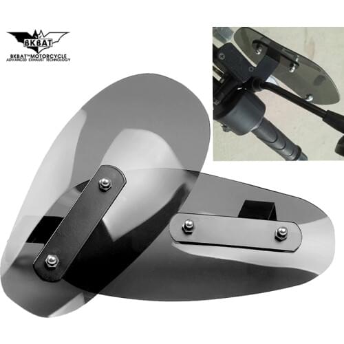 Moto Windscreen For s1000xr ducati scrambler vfr 800 vespa sprint hood deflector Universial Motorcycle Windshield Deflector Cafe