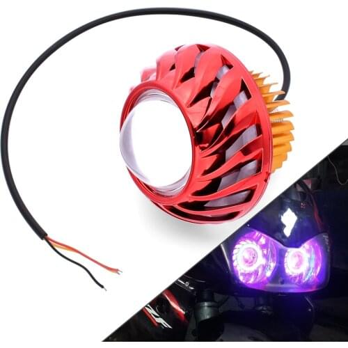 Motorcycle Headlight Hi Lo Strobe beam Double Halo Angel Devil Eye For Honda Goldwing 1800 GL1800 ABS F6B honda silver wing 600