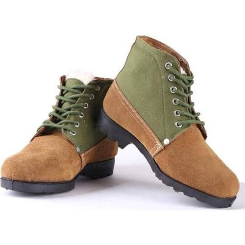 Men Hard-Wearing Hiking Shoes Snow Boots Professional Outdoor Skidproof Keep Warm Boot Athletic Sneakers Climb Mountain AA11995