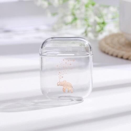 Soft Transparent Cases For AirPods Case Cute Cartoon Pattern Protective Cover Bluetooth Wireless Earphone Case For Airpods 1/ 2