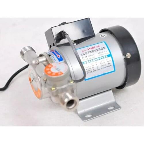 Home water heater stainless stell mute automatic pipline booster water centrifugal pump for tap water solarse 15wz-10