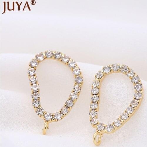 New Arrival Korean Fashion CZ Earring Hooks DIY Earrings Jewelry Accessories Multi Style Earring Making Supplies For 2021 Women