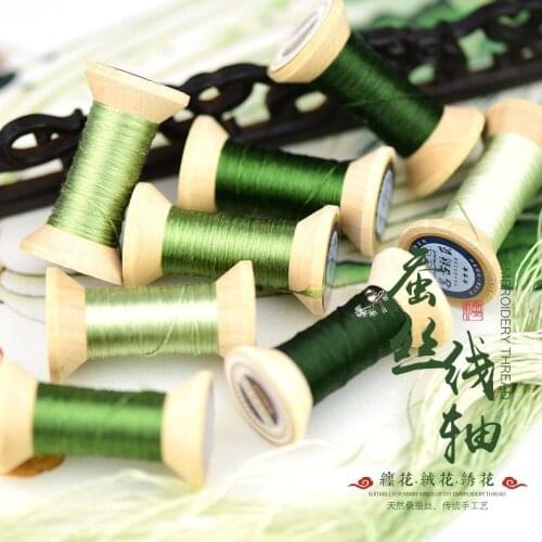 New Item Chinese 100% Silk Embroidery Thread Yarn embroidery floss for Sewing Article Wooden packing