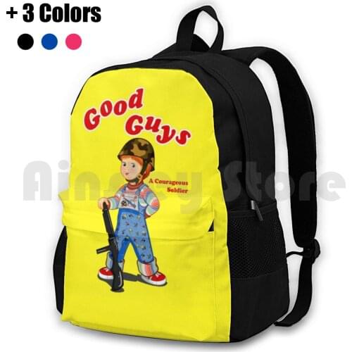 Good Guys-Soldier Outdoor Hiking Backpack Riding Climbing Sports Bag Good Guys Good Guy Doll Childs Play Chucky Friend Good Guy