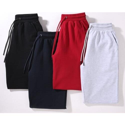 Sweatpants Male Japanese Mens Joggers Pants Couples Clothes Autumn Winter Outdoor Straight Cotton Trousers 2021