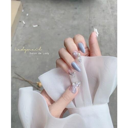 Flat-bottomed special-shaped non-porous pearl mobile phone case hairdressing and manicure stick drilling DIY materials