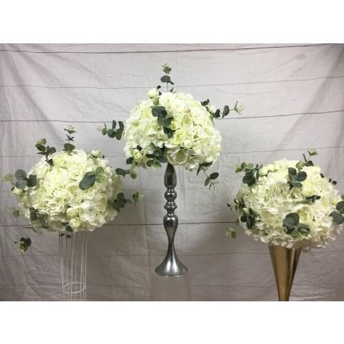 SPR 10pcs/lot Free shipping! wedding road lead artificial flower balls wedding table flowers centerpiece flower ball decoration