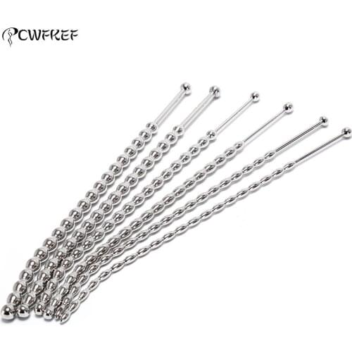 Solid 304 Stainless Steel Urethral Sound Urethral Dilators Sex Toys For Men Penis Plug Urethral Sound Toys 5/6/7/8/9/10mm