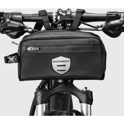 ROCKBROS Bike Bag Front Handlebar Bicycle Bags Large Capacity Bike Basket Waterproof Cycling Bag MTB Road Scooter Bicycle Bag