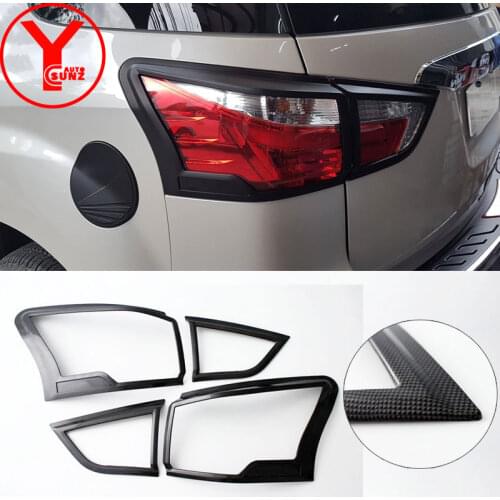 YCSUNZ 2017-2019 rear light cover For ISUZU MUX 2017 2018 2019, ABS carbon tail light auto parts For isuzu mu-x accessories