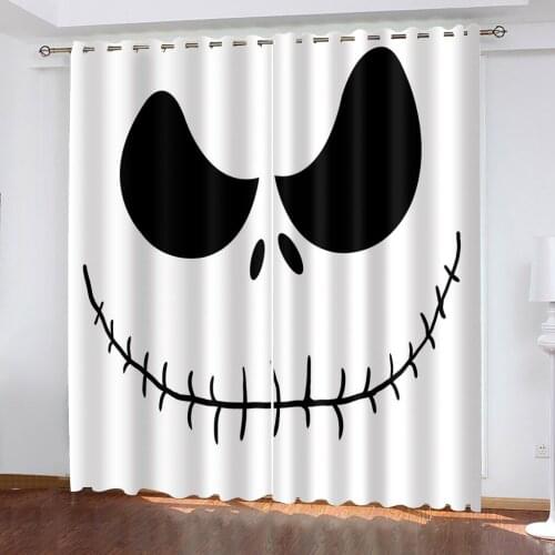 Home Funny Pattern 3D Printing Curtain Adult Bedroom Curtain Living Room Curtain Shade Fabric Custom Hook Decorative Curtain