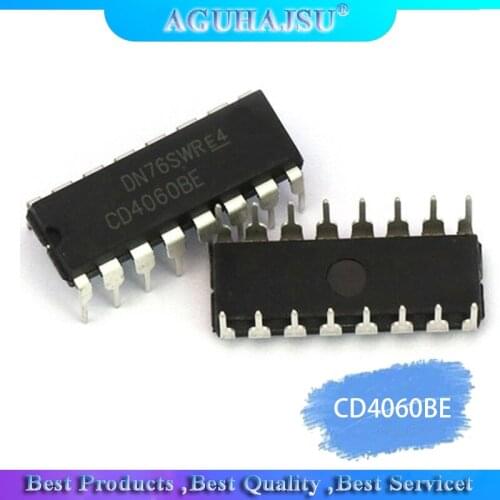 10PCS CD4060BE DIP16 CD4060 DIP new 14-level binary serial count